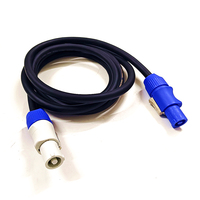 0.5m~10m AC 2.5SQ 3pin 20A PowerCon 3x2.5mm² Single Phase Extension Cable 3 core Power Connect Cable Stage light LED Event Show