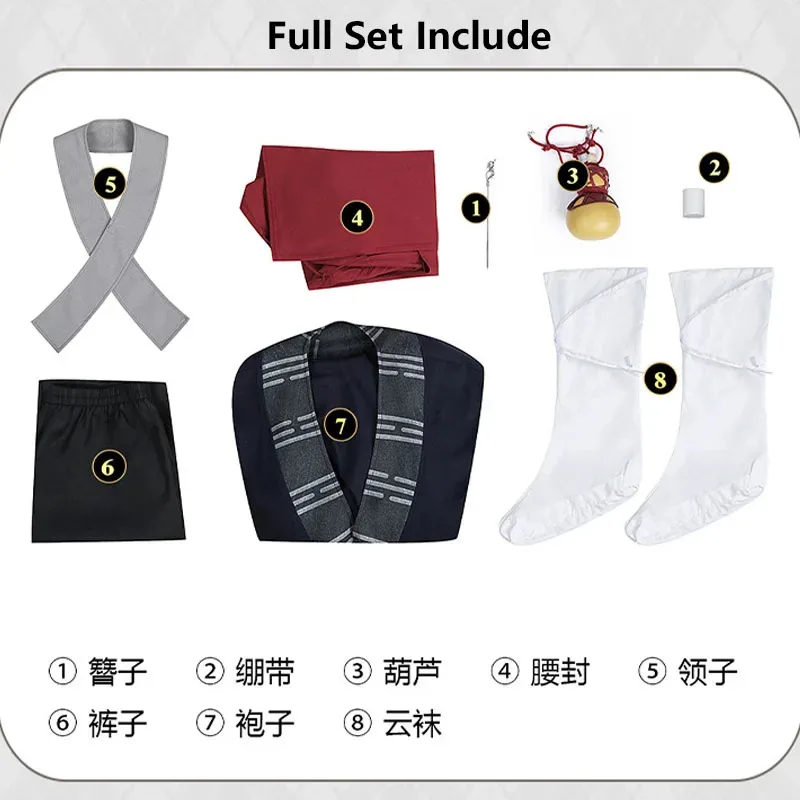 게임 블랙 미스틱 우쿵 미 코스프레 의상 미 도교 마스크 신발 풀세트 할로윈 카니발 파티 여성 남성 의상 소품x;8'm6,