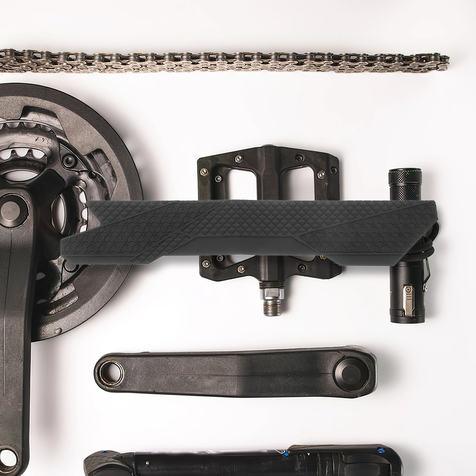 

Silicone Chainstay Protector Durable Bike Chain Guard Easy Installation Mountain Bike Frame Protection Chainstay Protector