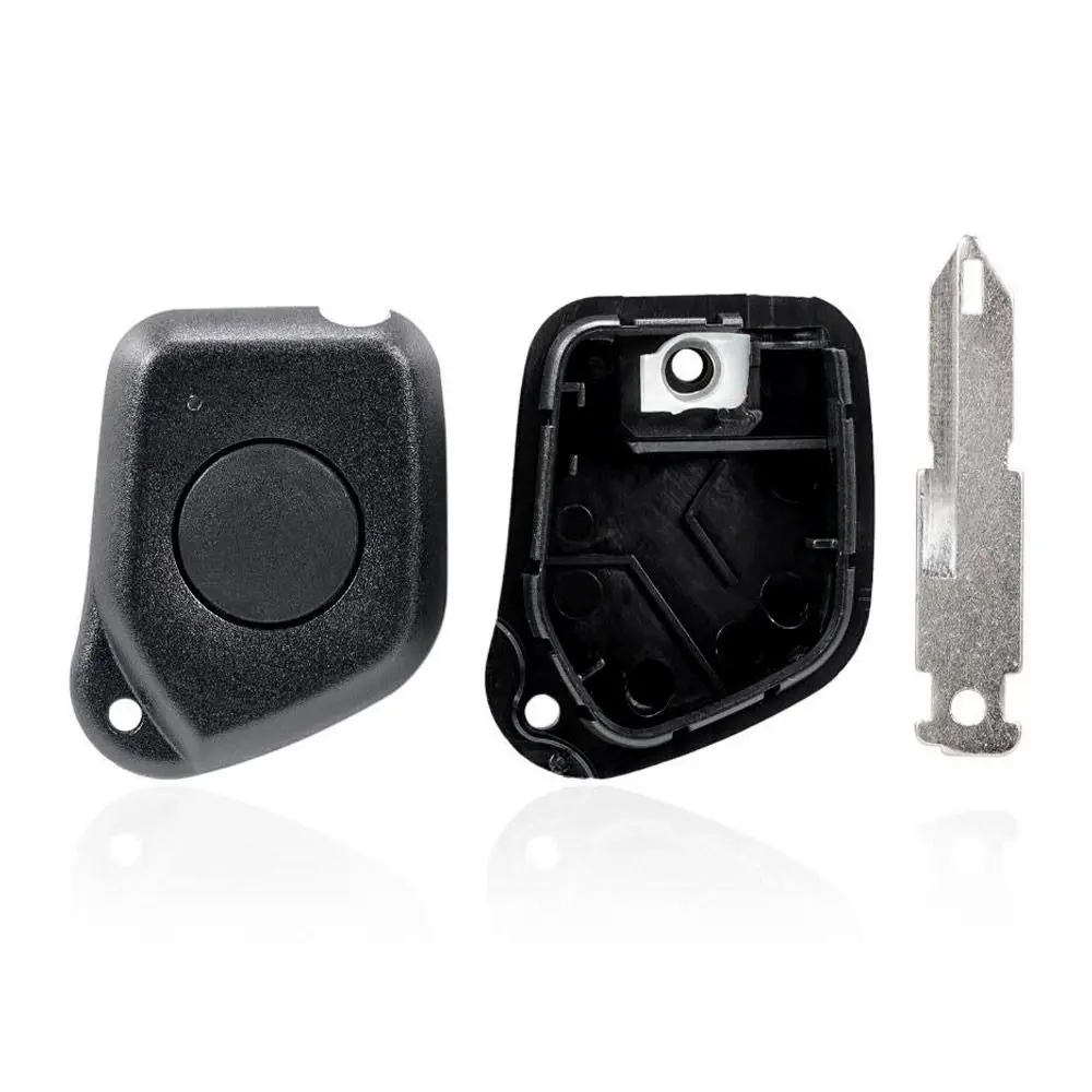 Durable 1 Button Car Remote Key Shell NE72 Black Car Key Shell ABS Remote Key Case for Peugeot 106 205 206 306 405 406 Car