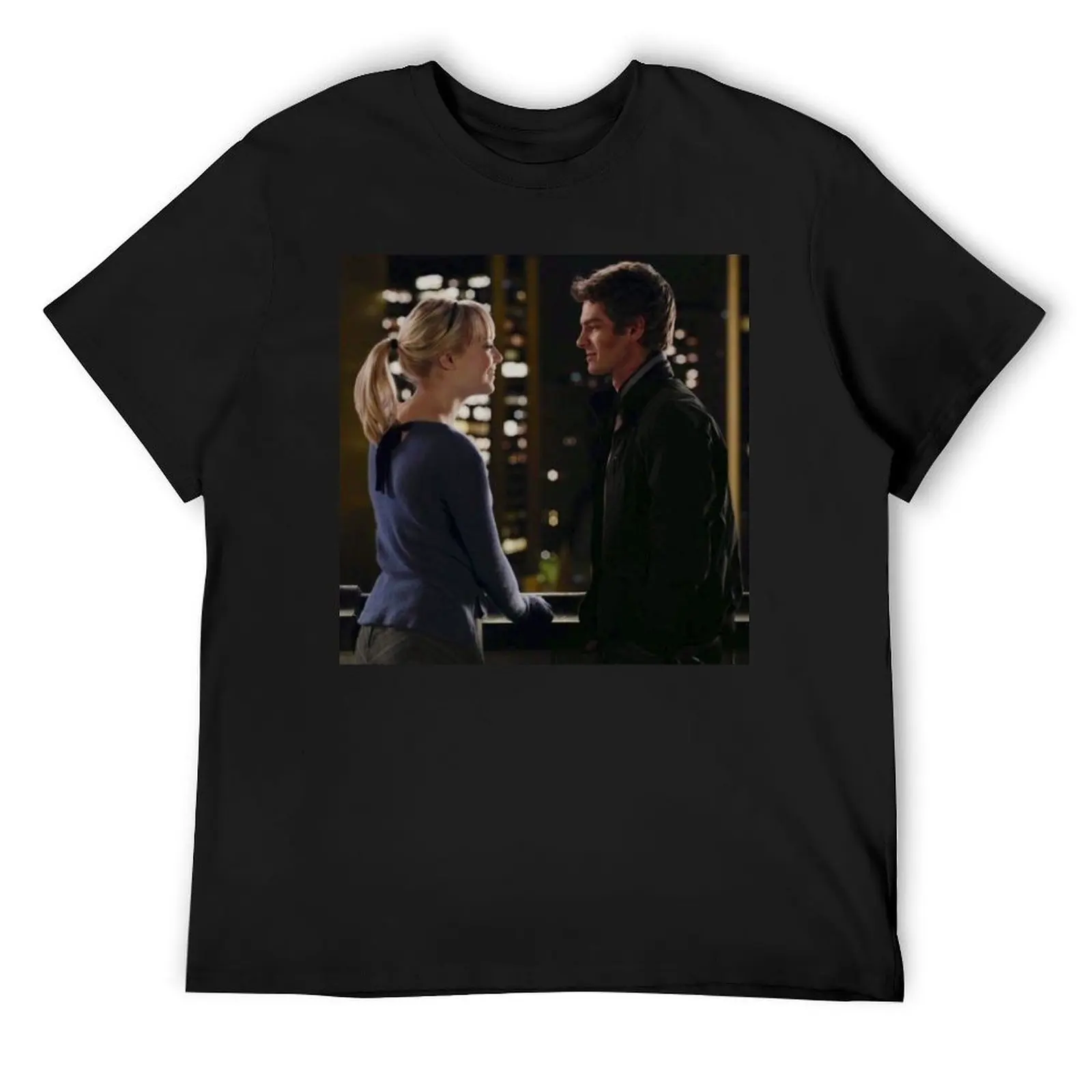 

Peter and Gwen Stacy scene by stas T-Shirt cute clothes man clothes men t shirts