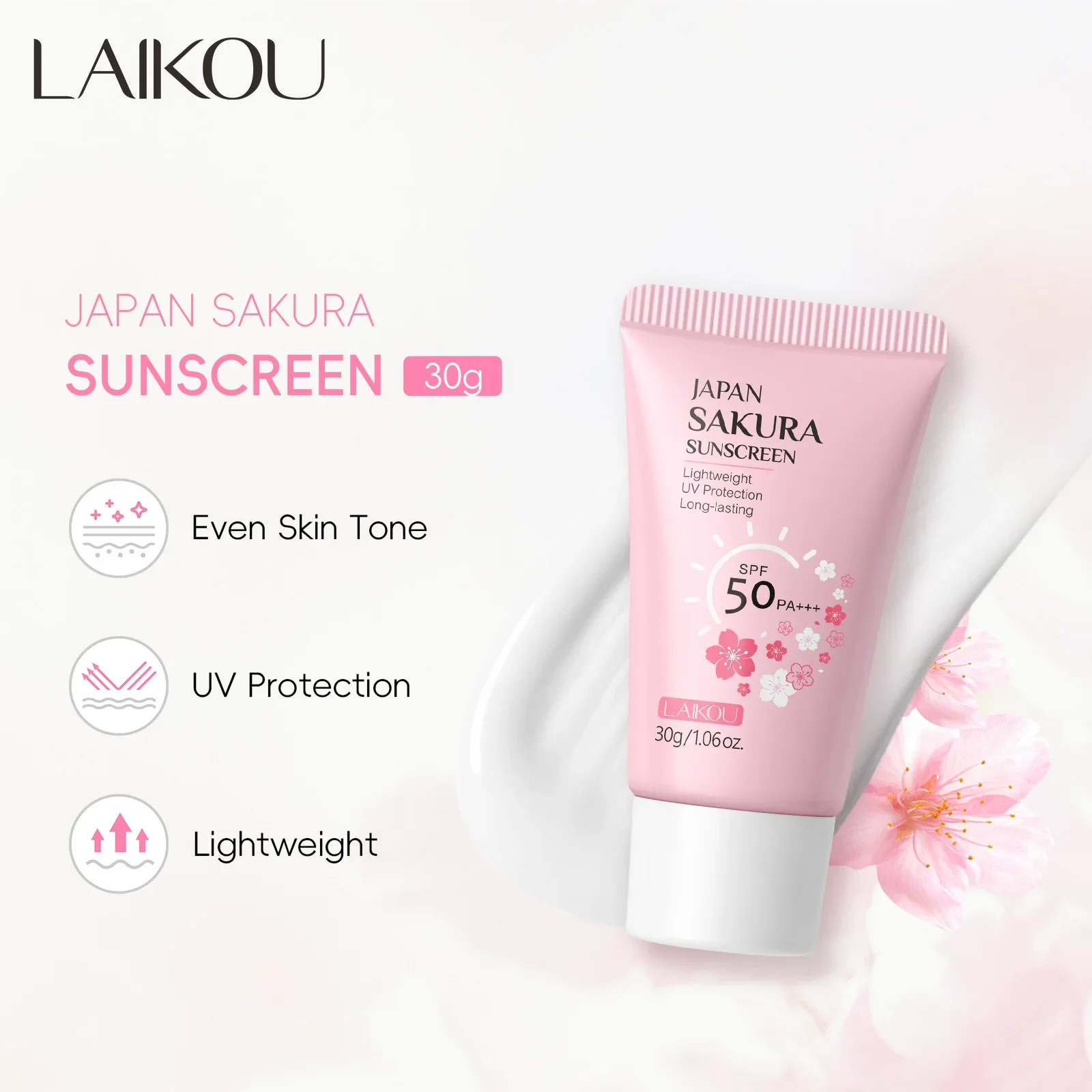 

30ML SPF50 Sunscreen Cream - Moisturizing UV Protection Face & Body Lotion Reduces Melanin Oil Control Skin Care Isolation