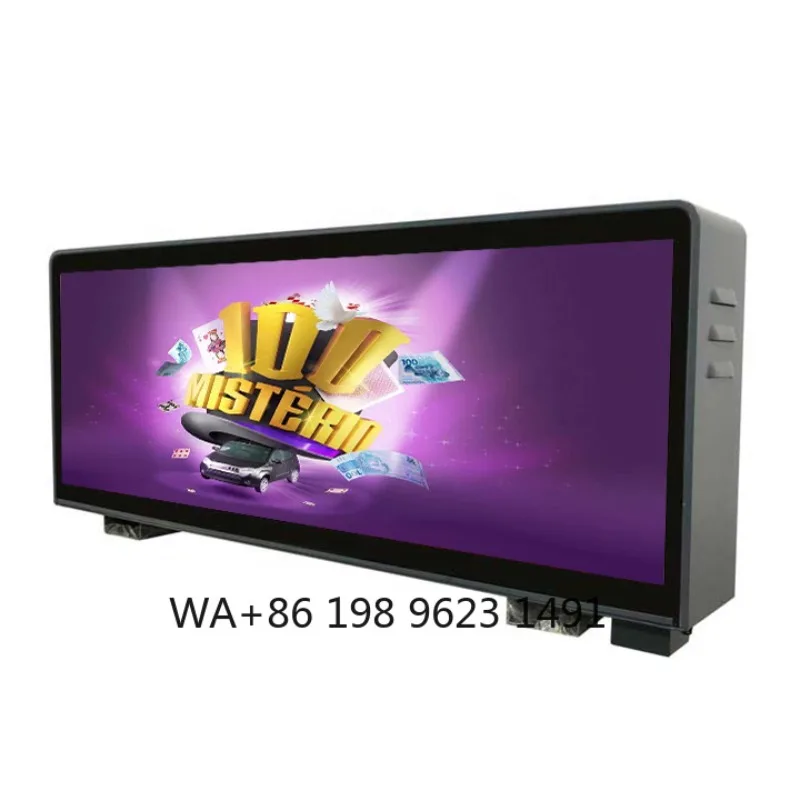 3G 4G WiFi P2.5 P3 P4 Double Sided Taxi Top LED Display Outdoor Car Roof Advertising Sign