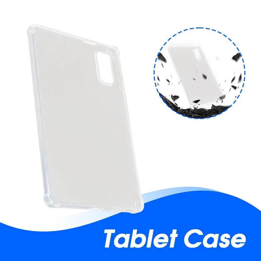 For ALLDOCUBE IPlay 70 Mini Pro/Mini Ultra/Mini 3 Ultra TPU Transparent Tablet Protective Case Shockproof Silicone Stand Cover