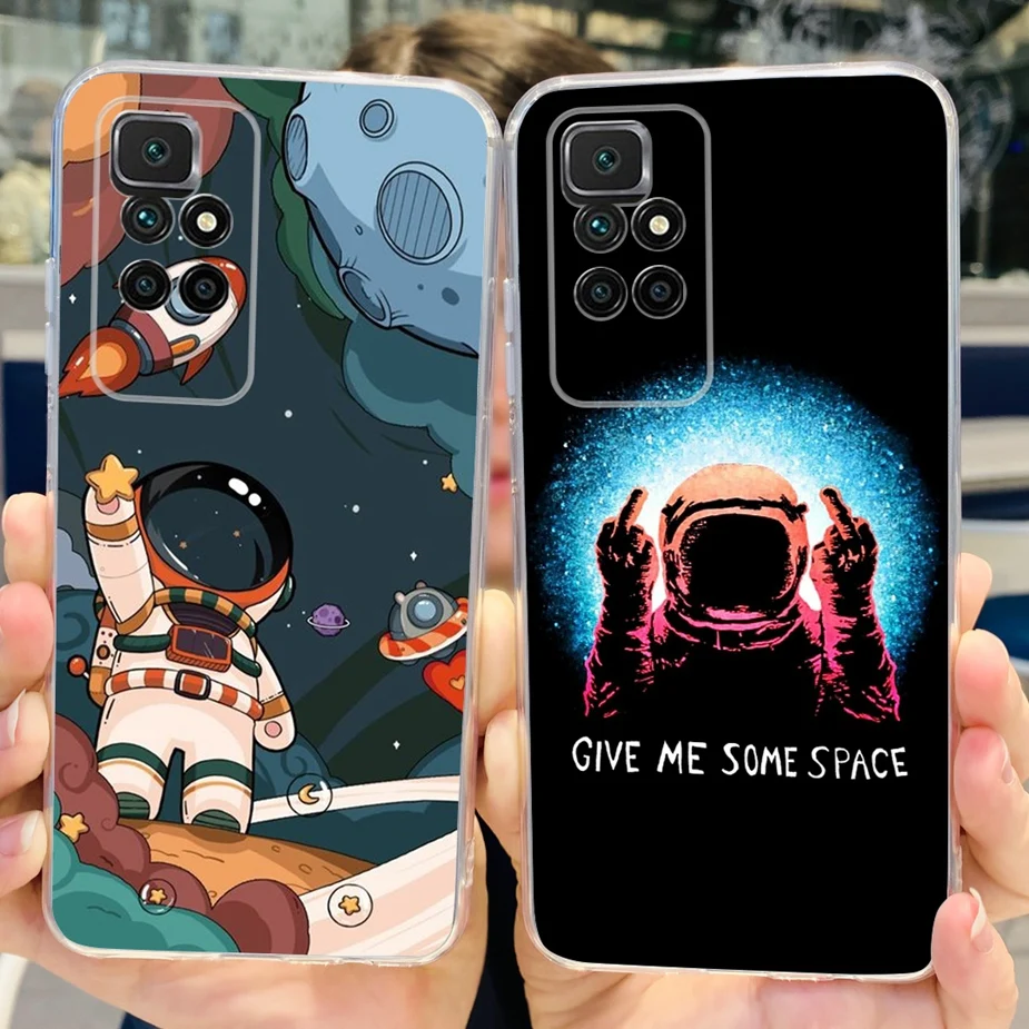 For Xiaomi Redmi 10 Case Cute Fashion Painted Cover Clear Silicone Soft Fundas Phone Case For Redmi10 Redmi 10 Prime 2022 Bumper