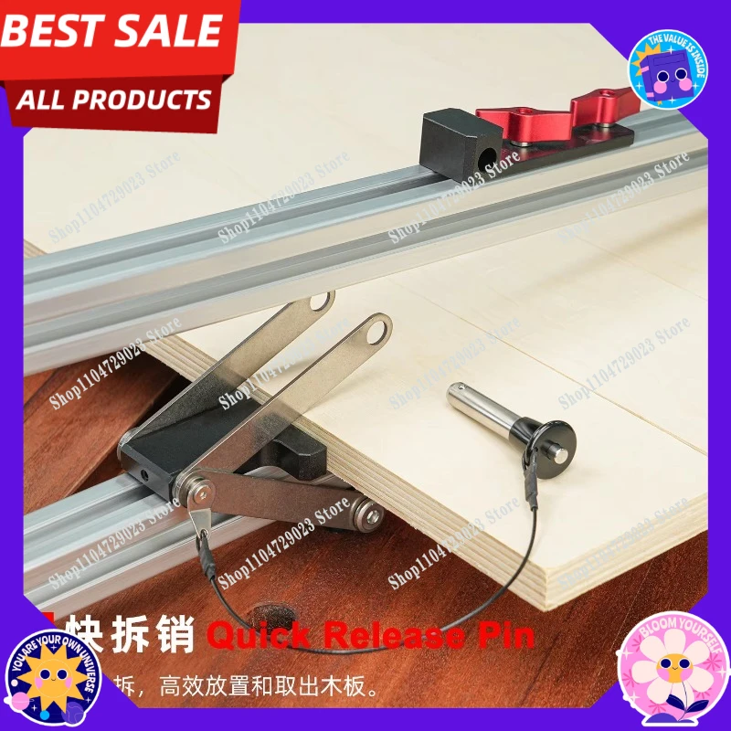 High-quality four-way pressure fixture for clamping panels in  directions, suitable for , cabinet, and furniture manufacturers