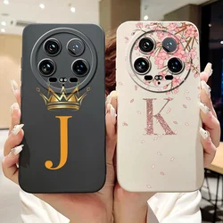 For Xiaomi 14 Ultra Case Mi 13 Ultra Cute Couple Letters Cover Soft TPU Phone Case For Xiaomi Mi 14 Ultra 13Ultra 14Ultra Bumper