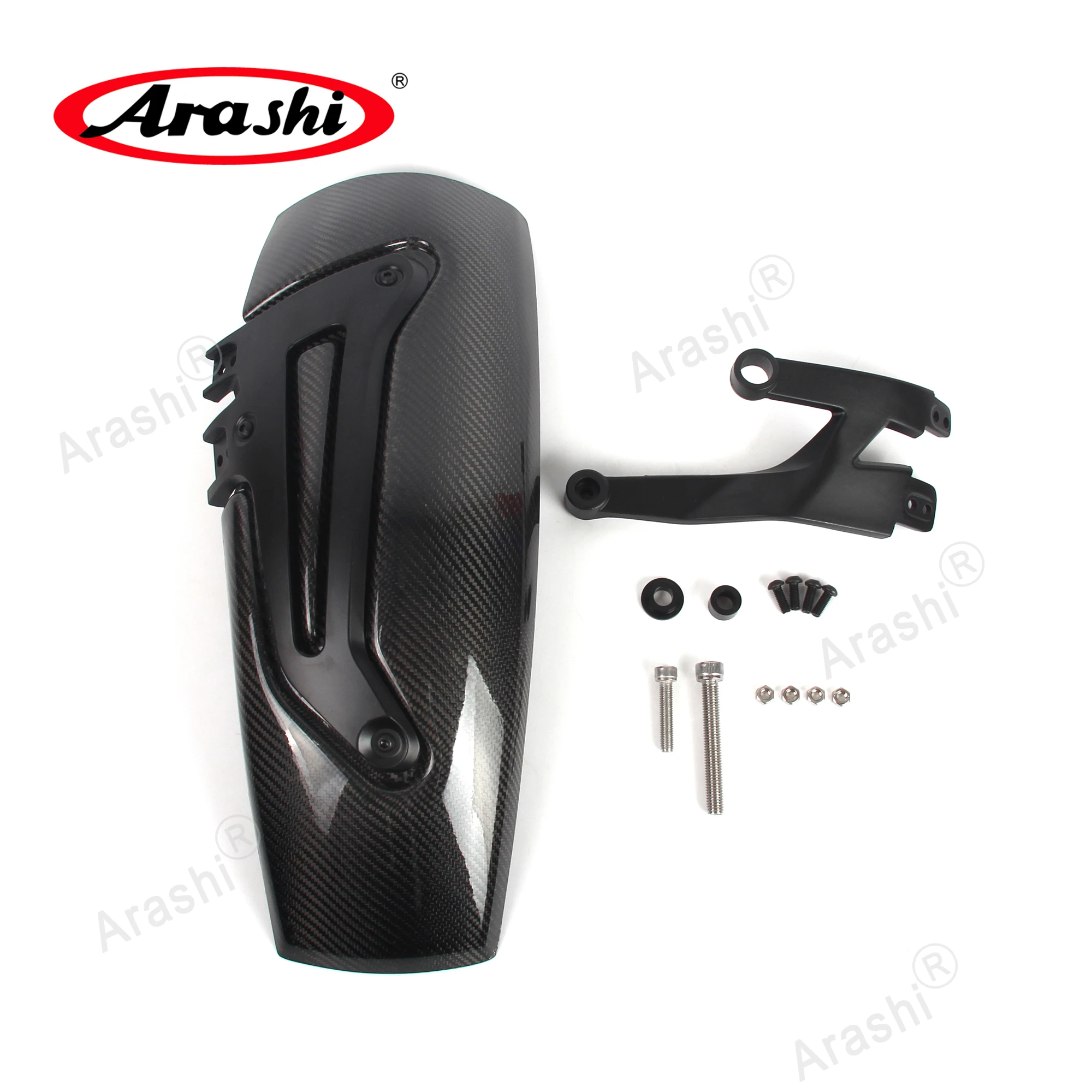 Arashi Carbon Rear Wheel Fender Protector Mudguard For BMW R1250R R1250RS R 1250 R 2019 2020 2021 2022 Splash Guard Protector