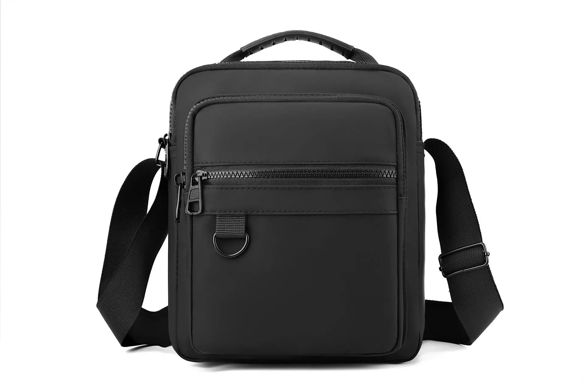 Messenger Sling Bags for Men Casual Oxford Small Zipper Crossbody Pouch Simple Mini Crossbody Phone Bag Male Side Shoulder Bag