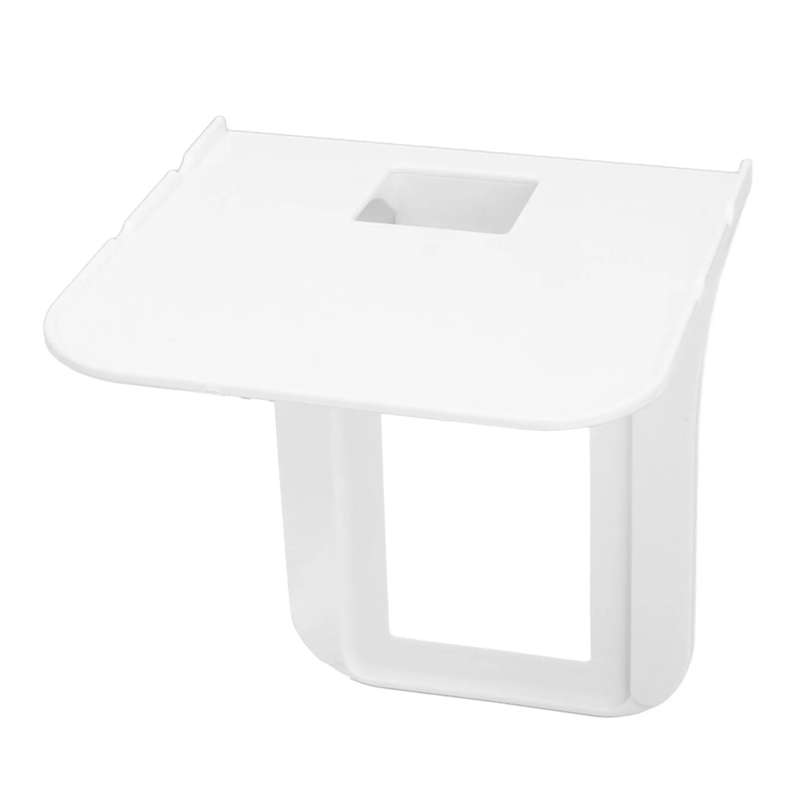Wall Outlet Shelf Wall Mounted Outlet Shelf ABS Hole Design Plug Shelf Simple Power Charger Shelf Phone Charging Holder - view 2