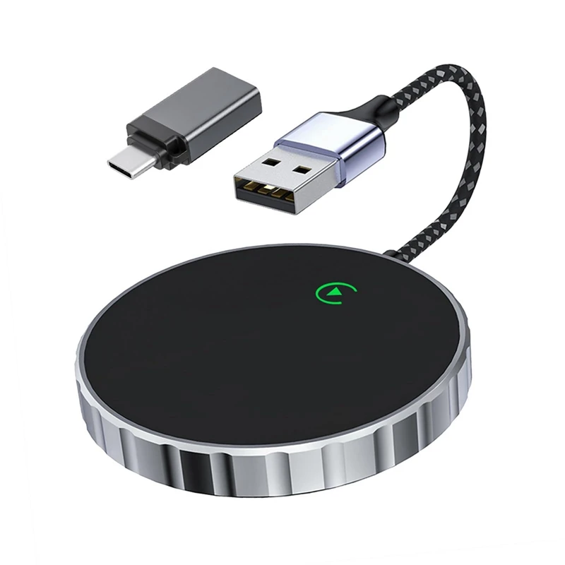 Carplay Wireless Adapter Upgrade Plug & Play Converts Wired To Wireless Carplay Dongle For Car