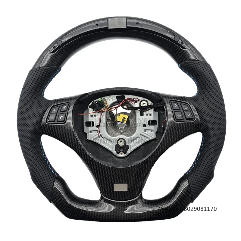 

M Performance для 3-й серии E90 E92, перфорированный кожаный светодиодный руль из углеродного волокна, новый продукт