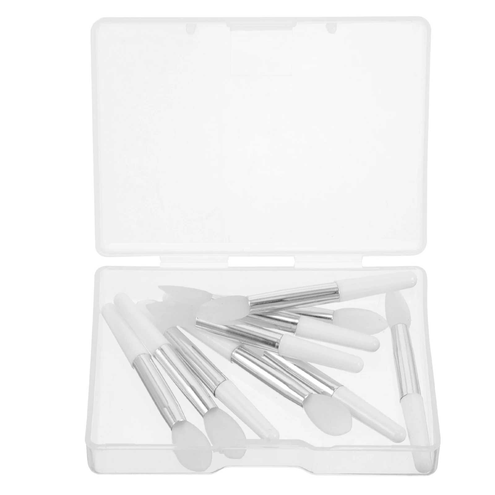 10 Uds pincel de labios brillo varita aplicadora varillas máscara pinceles de maquillaje aplicación de lápiz labial de gelatina