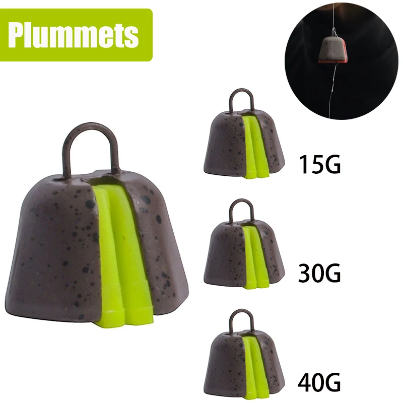 2 Stück/3 Stück/4 Stück Karpfenangeln Plummets, Angelgewicht. 15 g/30 g/40 g