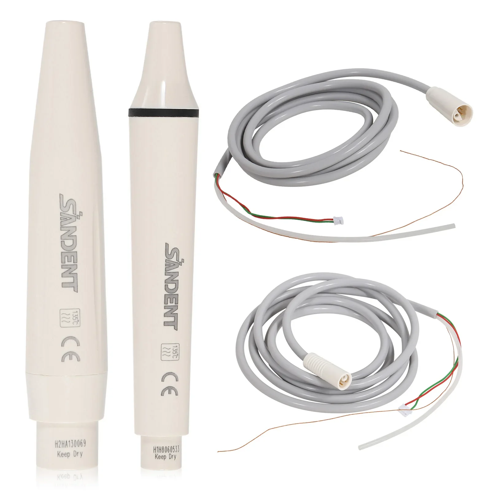 Dental Ultrasonic Scaler Handpiece with Hose Cable Tubing Compatible with EMS Woodpecker DTE Satelec Teeth Cleaning Accessory