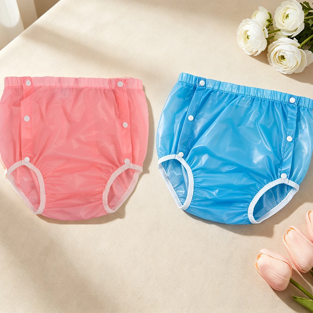 3pcs Washable Reusable Adult Diaper Waterproof Incontinence Diaper Covers Leak-Proof Underwear Soft Noiseless Diaper Covers