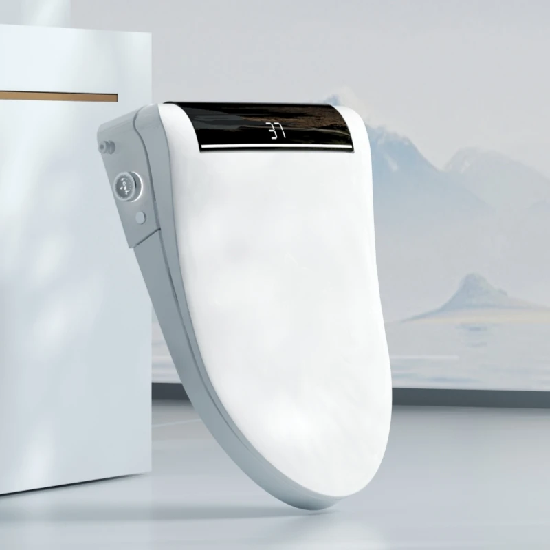 Auto Tankless Smart Bidet Toilettensitz mit Fernbedienung Lady Care Waschdüse Kunststoff Wasserschrank Toilette