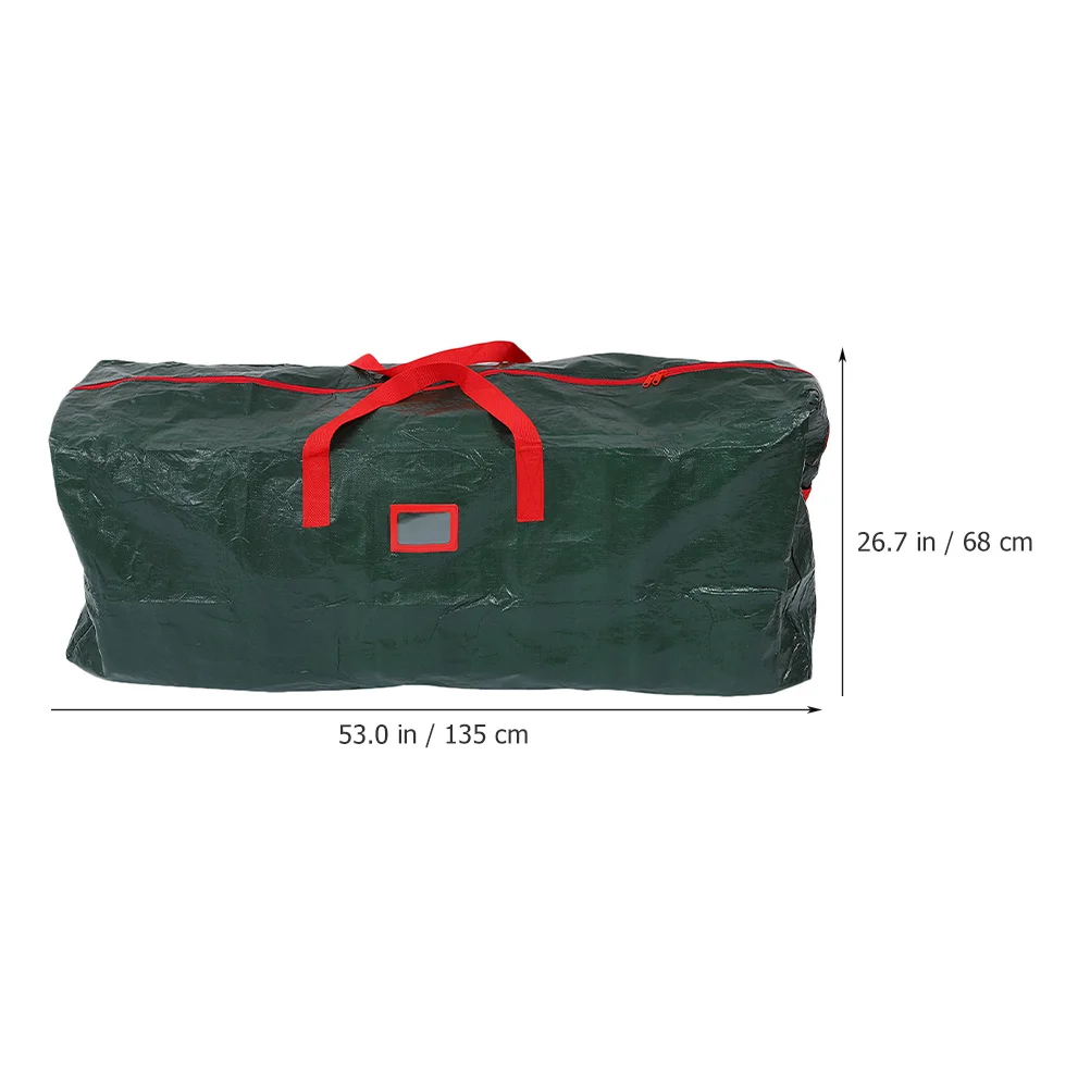 حقيبة تخزين شجرة عيد الميلاد ذات سعة كبيرة، حقيبة مقاومة للماء والغبار مع مقابض لتنظيم عطلة المنزل وشجرة عيد الميلاد