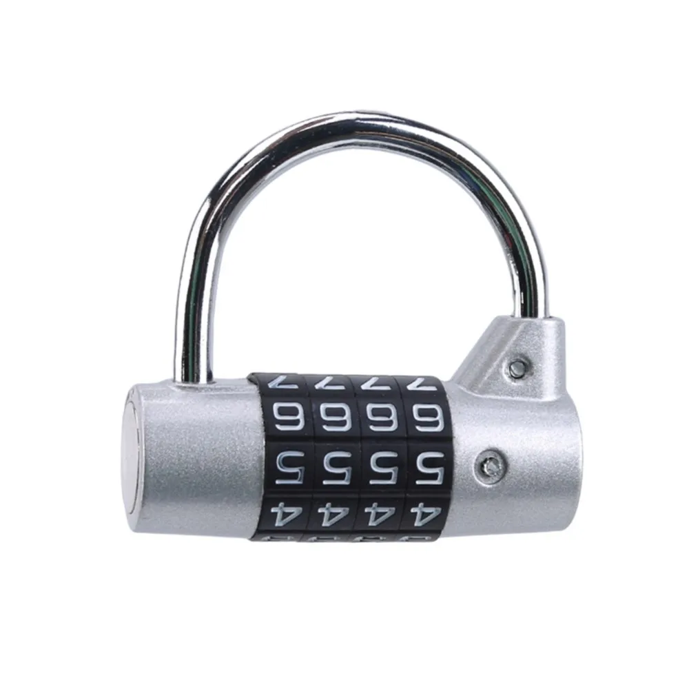 Multifunctional Combination 4 Digit Security Padlock Gym Locker Drawer Luggage Cabinet Toolbox Door Lock Door Padlock