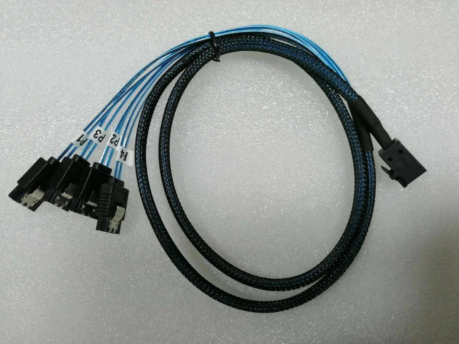 Standard SFF-8643 TO 4SATA 12 GB/s cable to 4 SATA 70CM for raid card