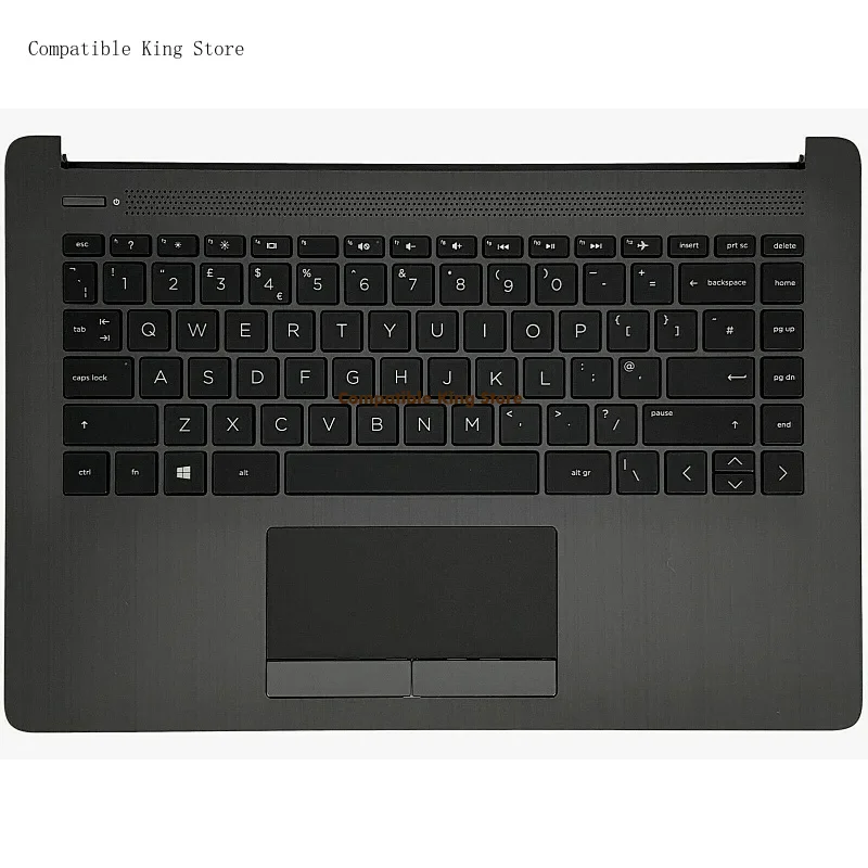L New Keyboard for HP 14-CK CM DG CY 14Q-CS TPN-I131 Laptops Palmrest Keyboard Replacement Spare Parts