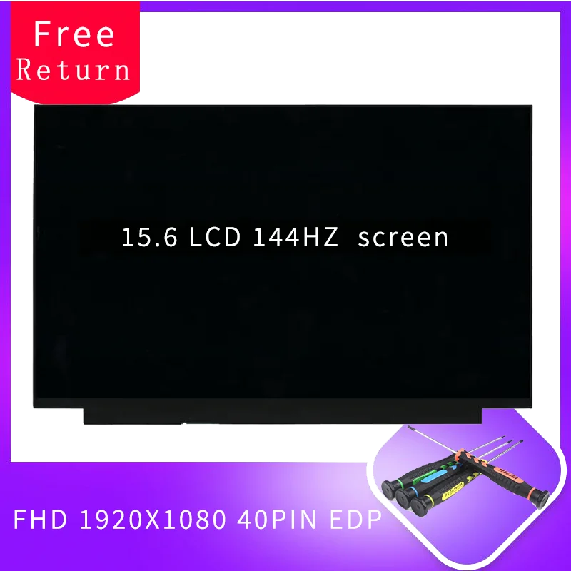 

15,6 "144HZ светодиодный LM156LF2F01 LM156LF2F N156HRA-EA1 NV156FHM-NX3 40 Pins IPS Screen FHD 1920X1080