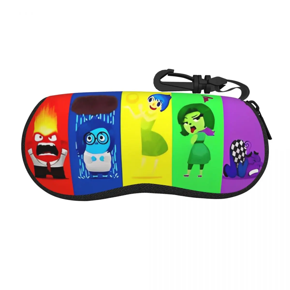 

Inside Out Watercolor Glasses Case Protective Reading Storage Box Anti-Pressure Eyewear Container