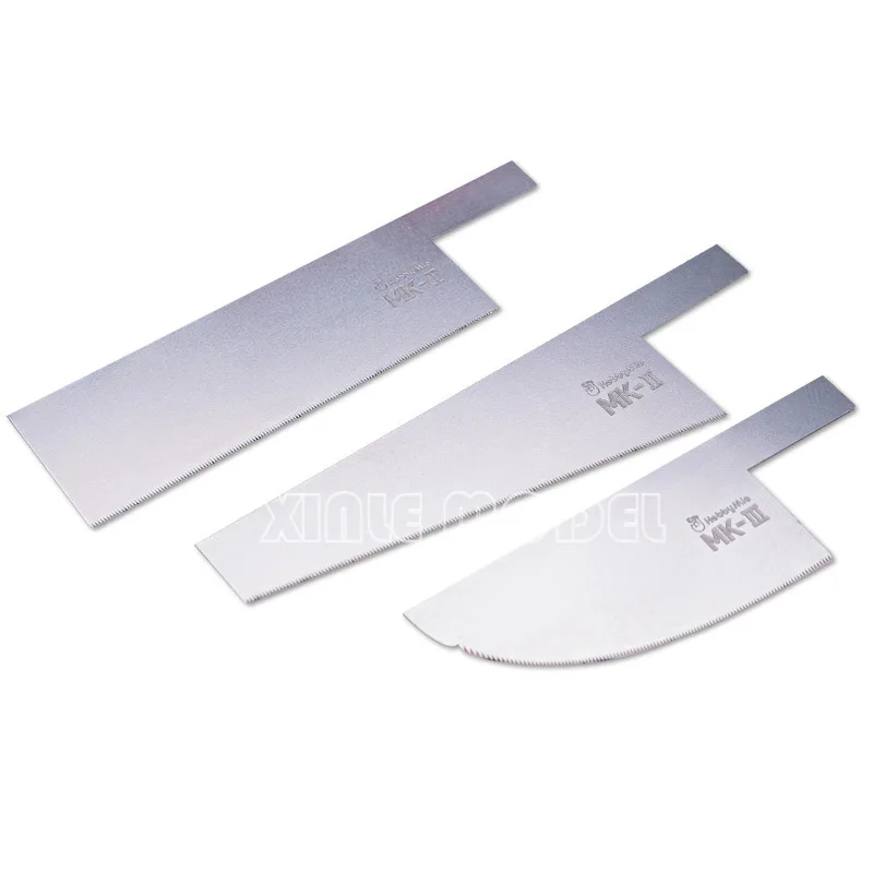 HOBBY MIO jeu de scie à lame de gravure épaisseur 0.2MM, mini scie à main 3 types de jeu de lames de scie, modèle d'assemblage outil de loisirs bricolage