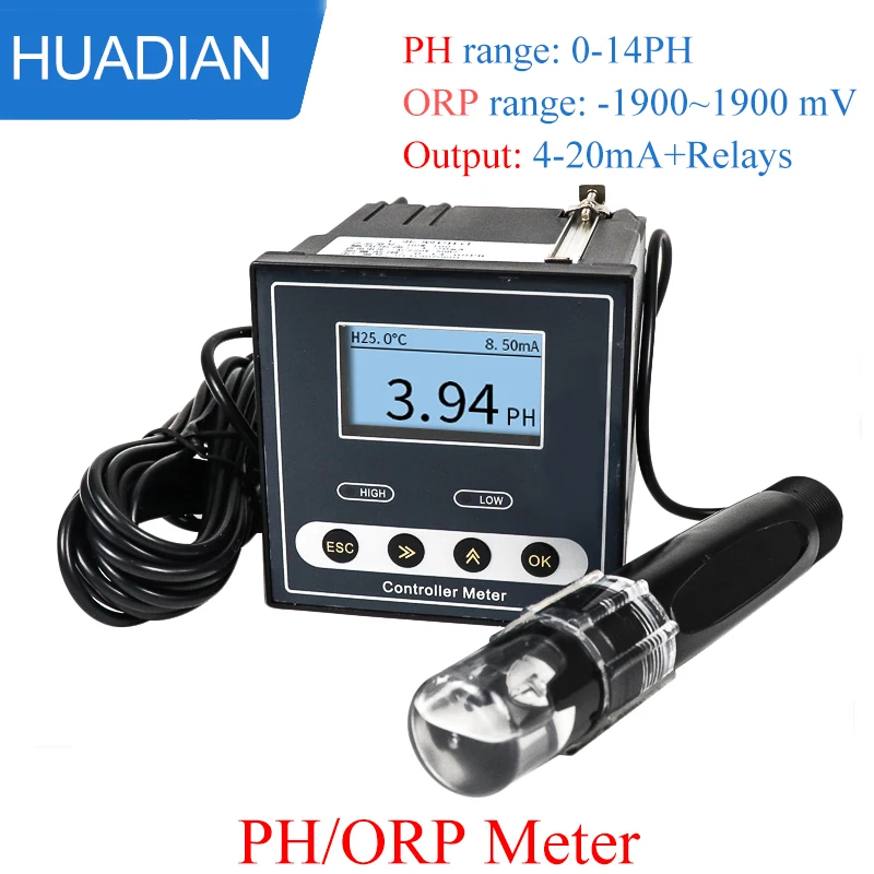 Sensor de ph Eletrodo Plástico Barato Medidor de ph Detector de Qualidade da Água Tester