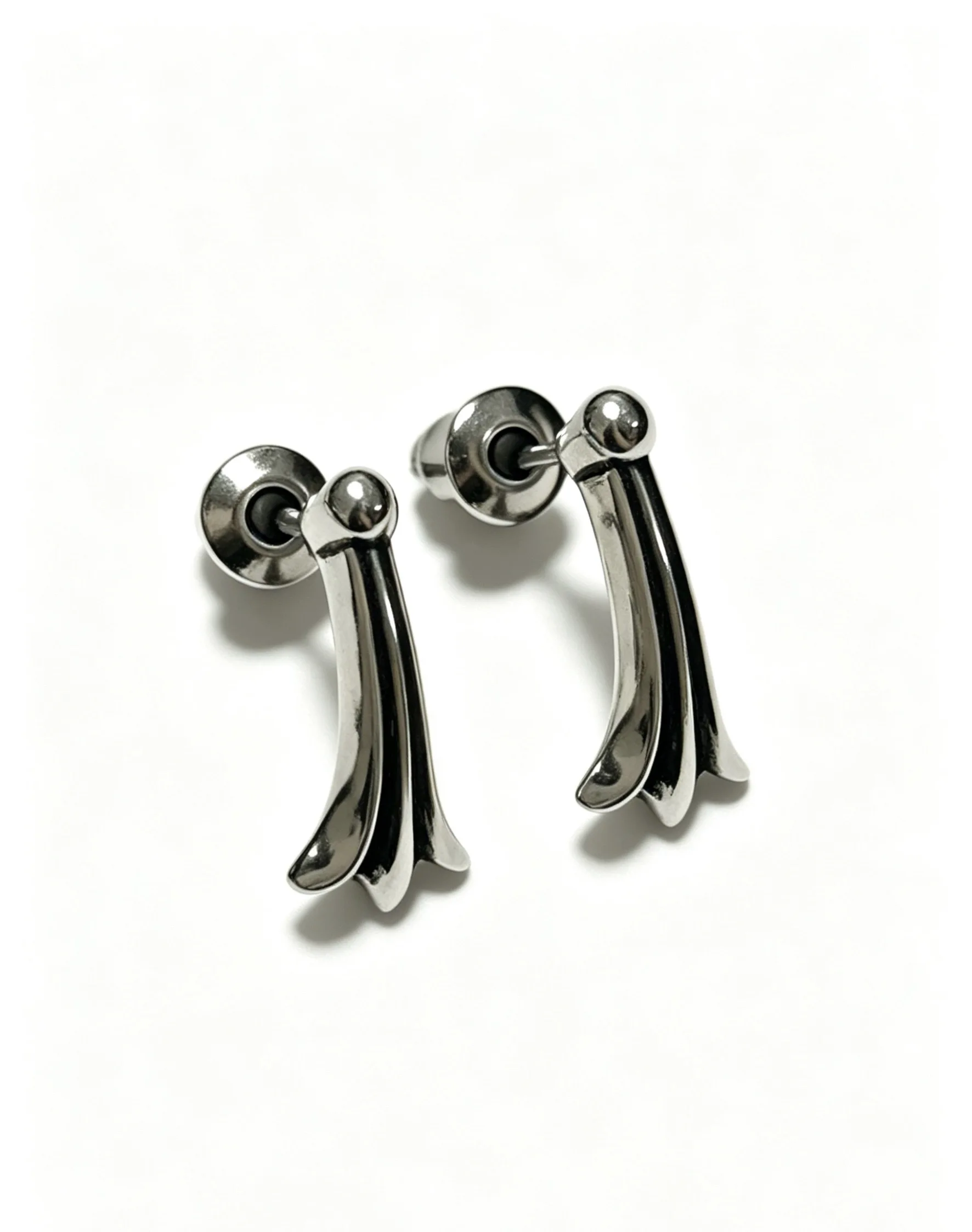 

S925 Sterling Silver Vintage Vintage Tassel Cross Charm Stud Earrings Women's CH Fashion Jewelry