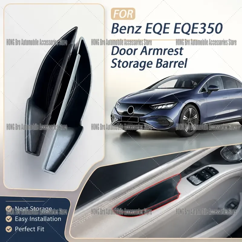 for-mercedes-benz-eqe-eqe350-door-armrest-storage-box-handle-container-holder-interior-accessories-organizer-bin