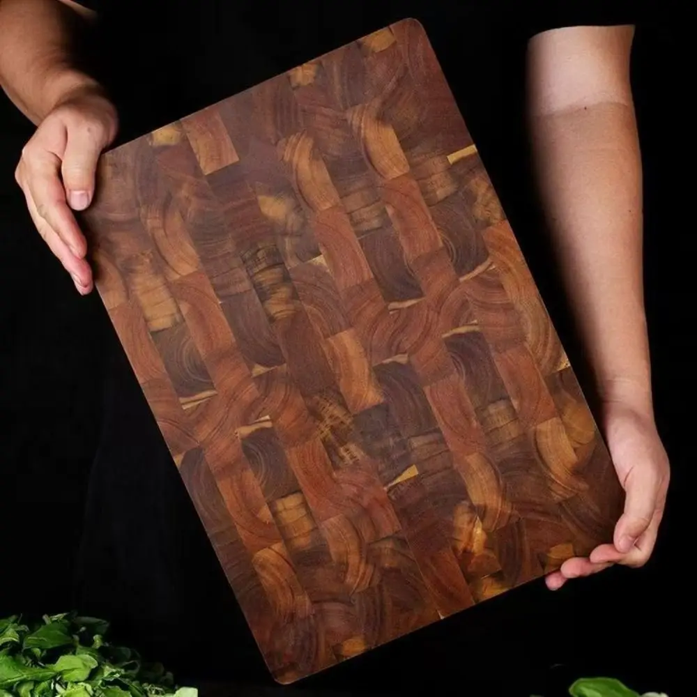 

Разделочная доска для сращивания древесины акации, двусторонняя, с защитой от влаги, разделочная доска, плесенистойкий прямоугольный разделочный блок для фруктов