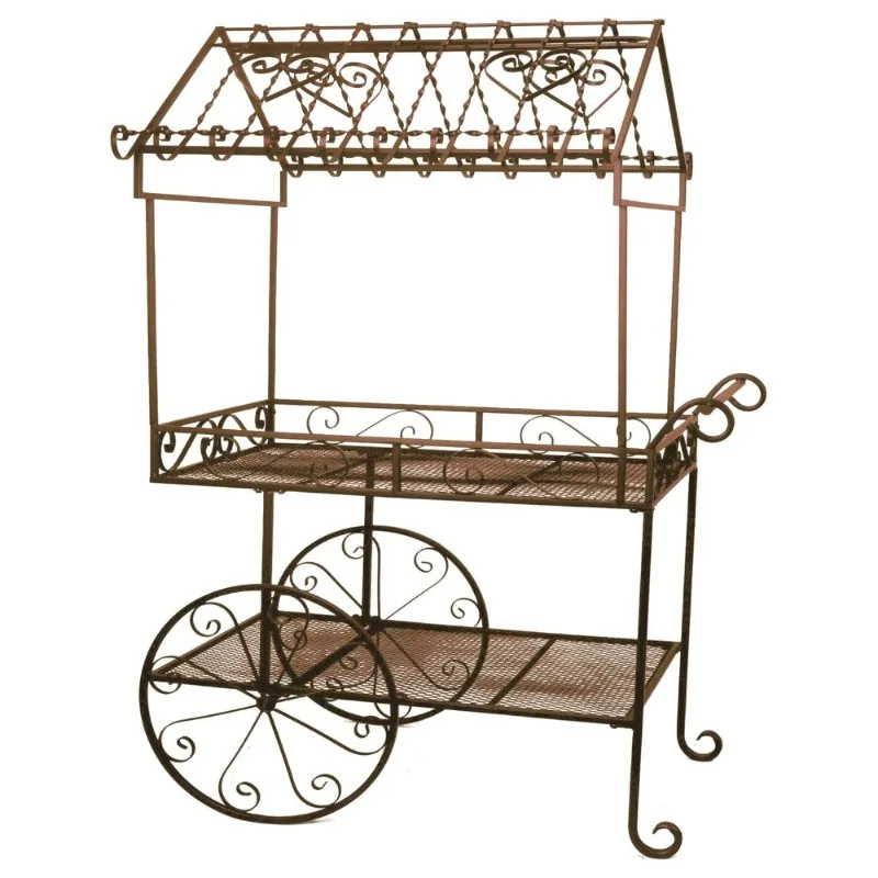 (TC104) Steel Flower Cart, Large