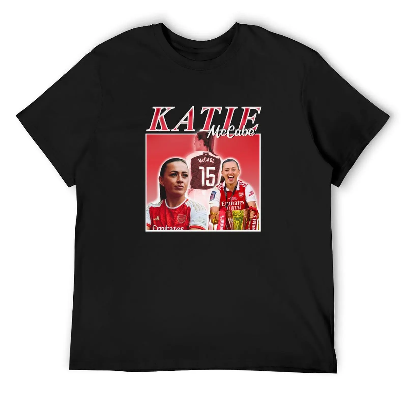 

Katie McCabe - Homage Retro 90s Design AWFC T-Shirt Aesthetic clothing blanks shirts men