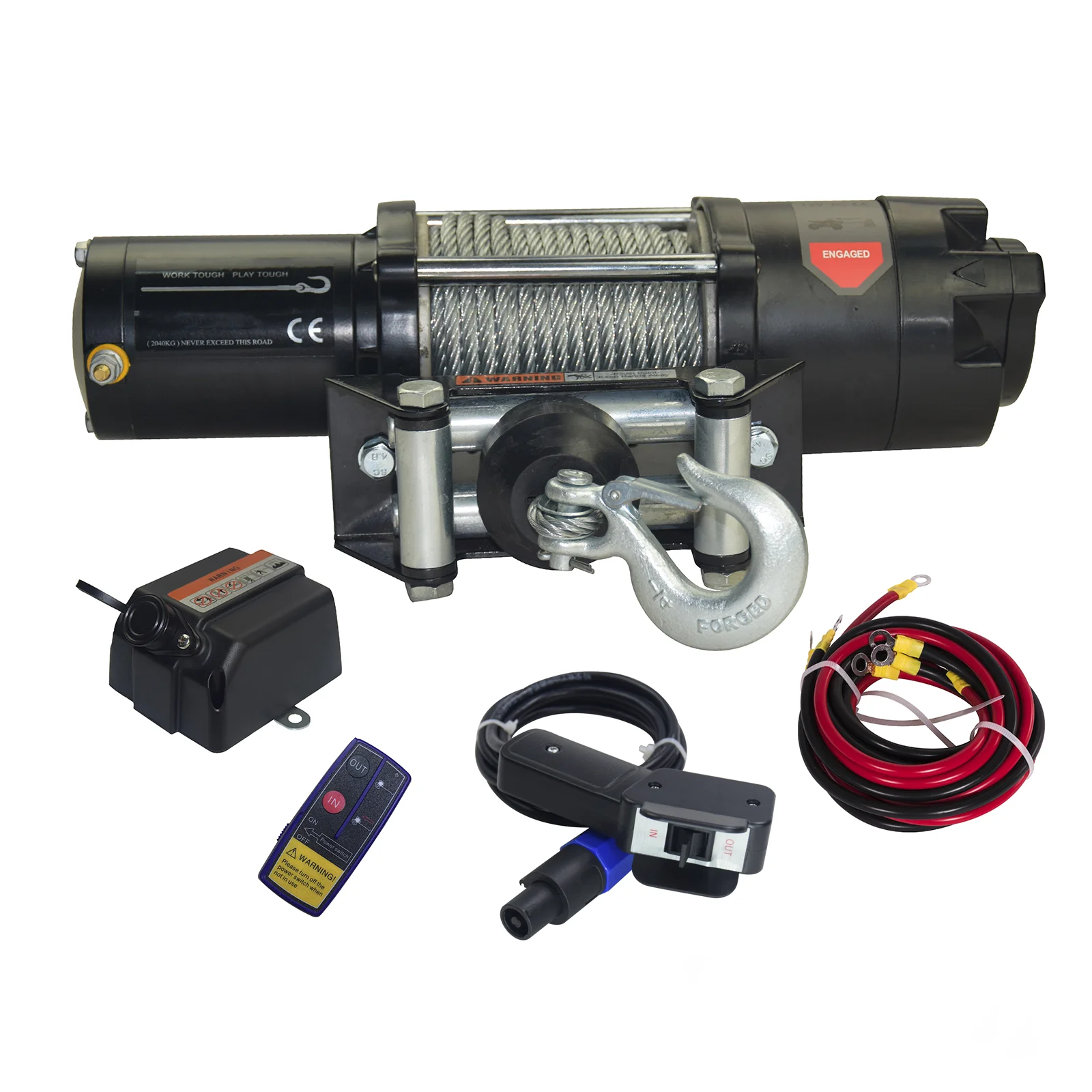 Powerful 4500lbs DC 12V Winche Electrico Para 4x4 For ATV UTV Off Road Trailer Car Winches 12 Volts 4x4