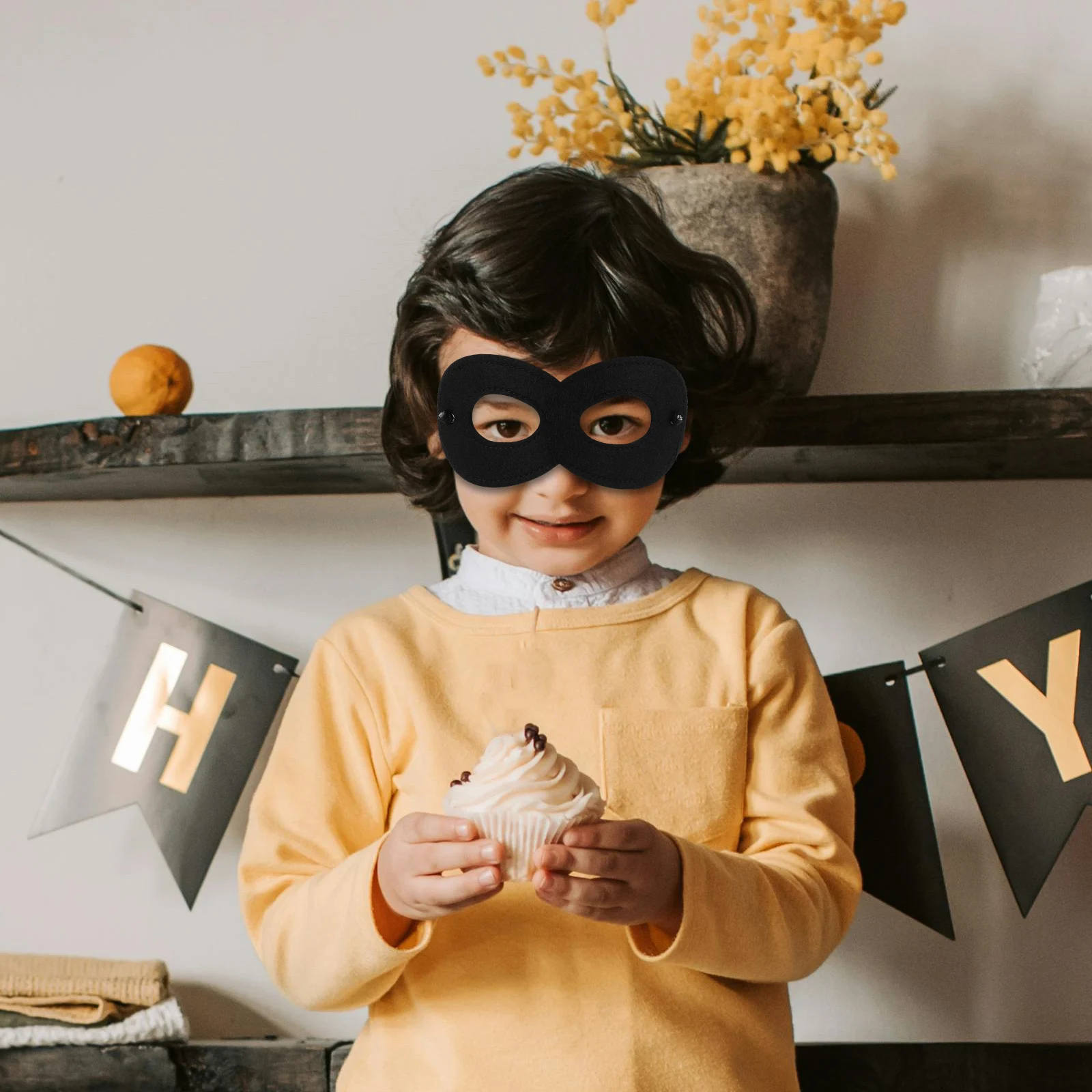 

10pcs Mysterious Eye Mask Kids Superhero Costume Masquerade Party Accessories Playful Props Decorations Up Themes