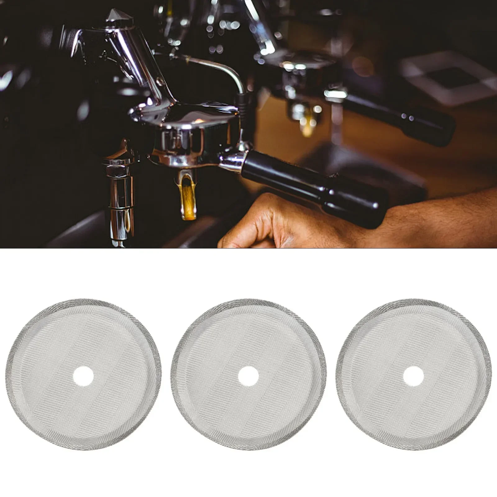 French Press Filters Coffee Press Filters 3PCS/set 7.2CM/8.7CM/10CM Coffee Accessories Silvery Kitchen Appliances