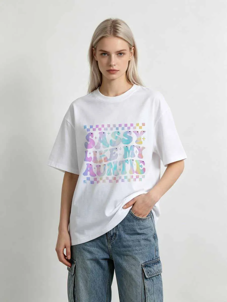 T-Shirt der Traditionellen Serie für Damen Klassisches Design Historische Anspielung Kulturelle Verbindung Erbe-Stil Authentischer Look Dickes Material