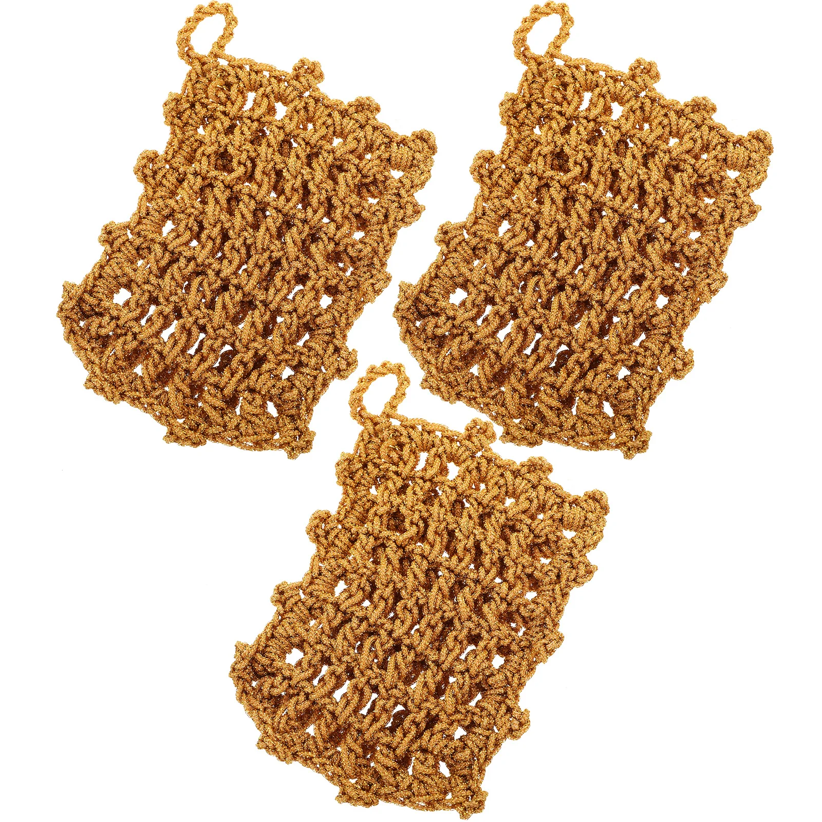 

3Pcs Kitchen Cleaning Cloth Dish Net Scrubbing Towel No Marks Kitchen Scrubber Dish Cloth