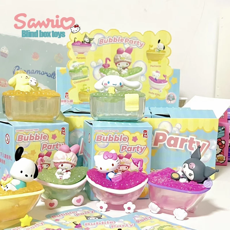 

Новинка 2023, Подлинная модель Sanrio Bath, модные игрушечные украшения, детские игрушки, подарок на день рождения