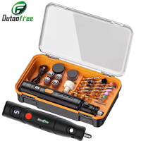 USB Cordless Rotary Tool Dremel Mini Drill Engraving Pen Electric Mini Wireless Drill Accessories DIY Set With Box 4.2V/8.4V