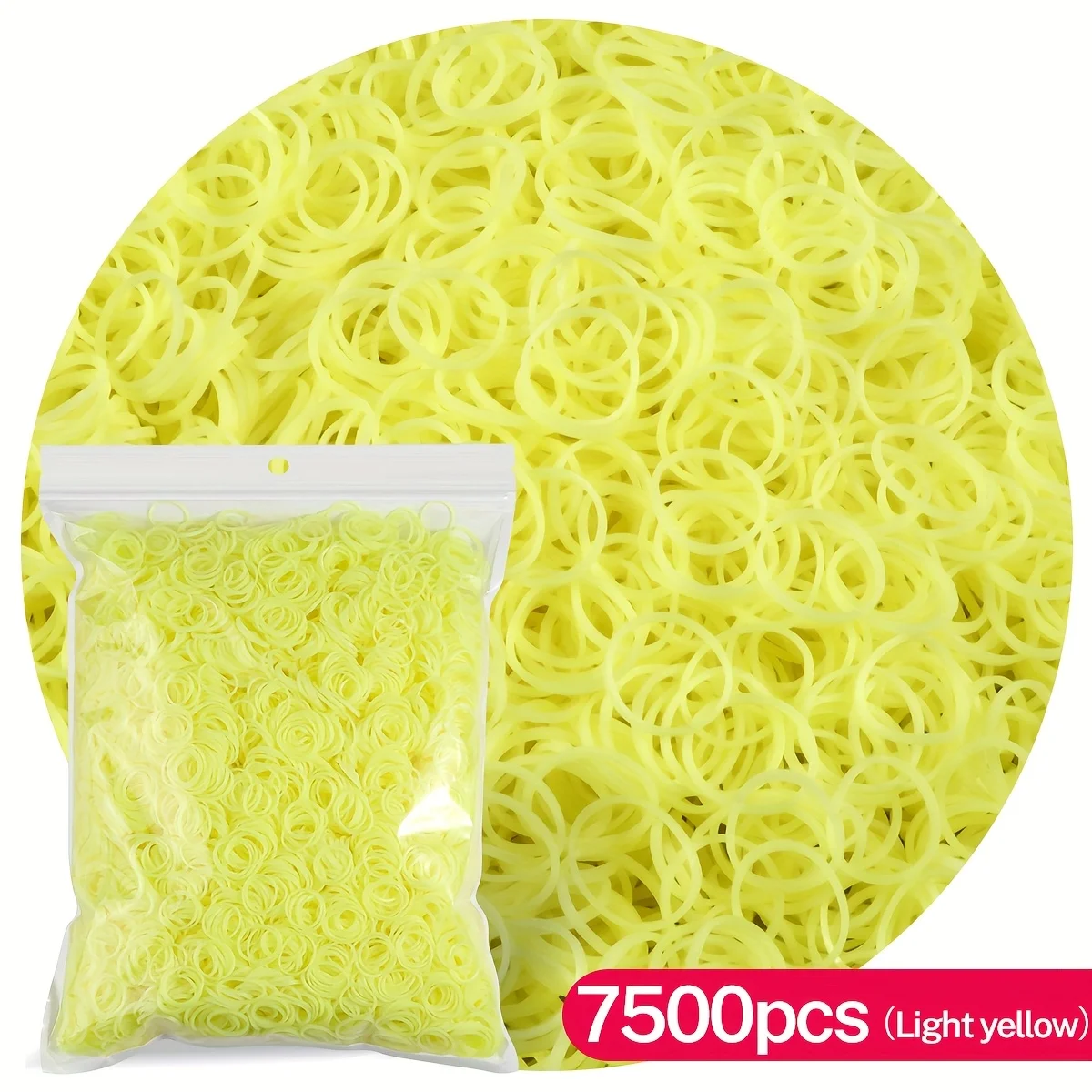 7500 pezzi di elastici per braccialetti, telai, braccialetti, giocattoli per ragazze, collane fai da te e kit di braccialetti per telai artigianali