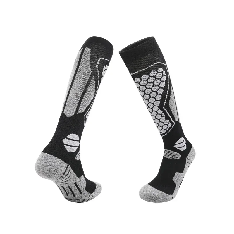 New autumn and winter professional ski socks thickened wool men\'s and women\'s long tube warm sports snow socks