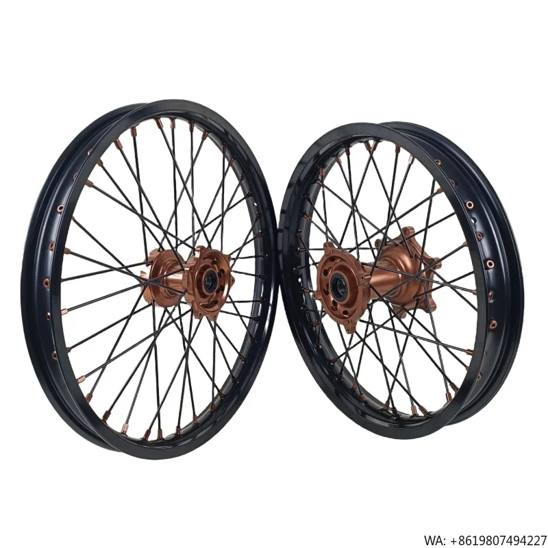 

Fit CRF 125-450 2019 Wheel Set Customizable Colors Sizes Off Road Motard Wheels