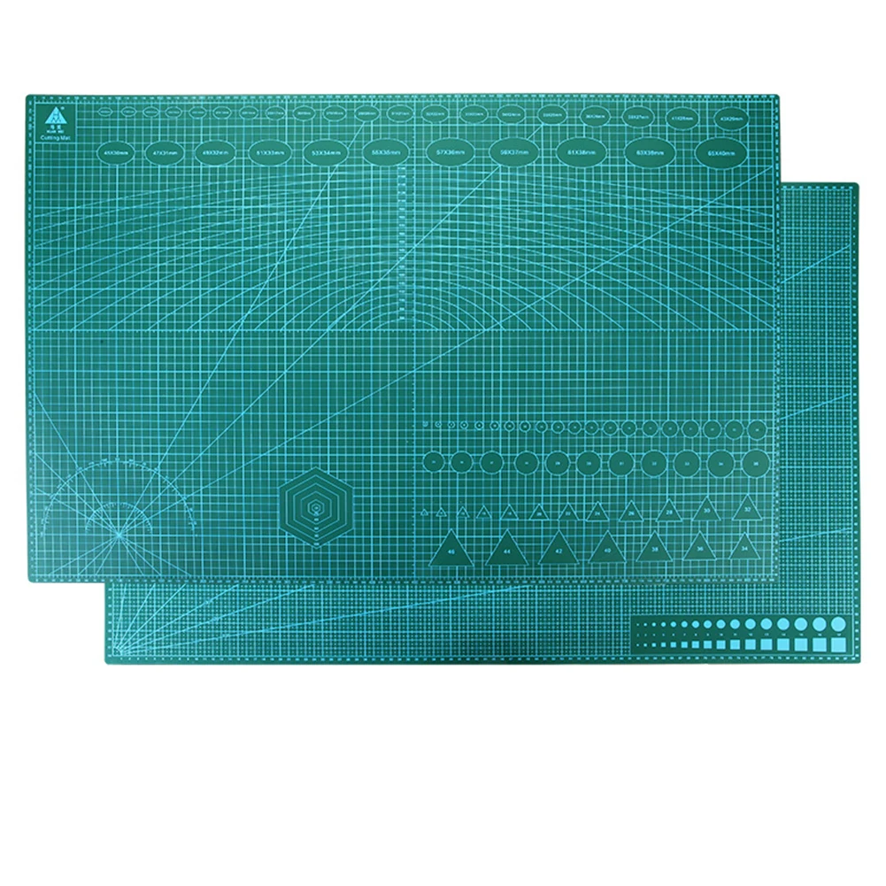 自己修復カッティングマット グリッド付きカッティングボード 90x60cm PVC カッタープレート 3層カッティングパッド スクラップブッキング DIY プロジェクト用