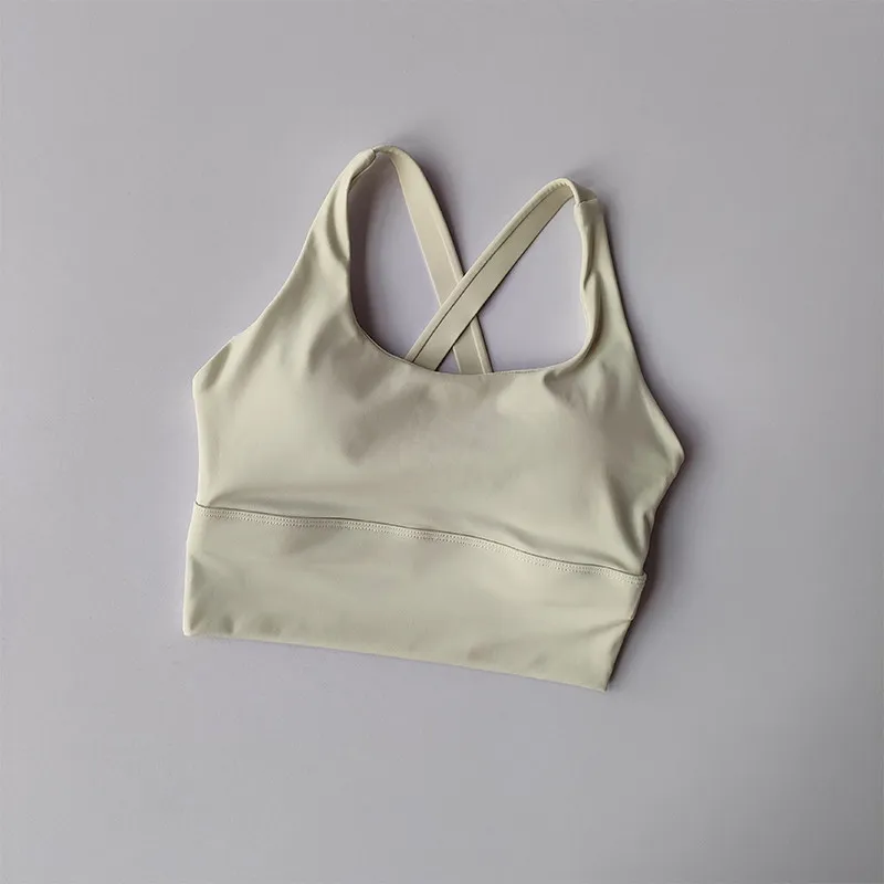 Professional High-Elasticity Sports Bra Shock-Absorbing Integrated Design for Running Yoga Fitness Breast Collection Support