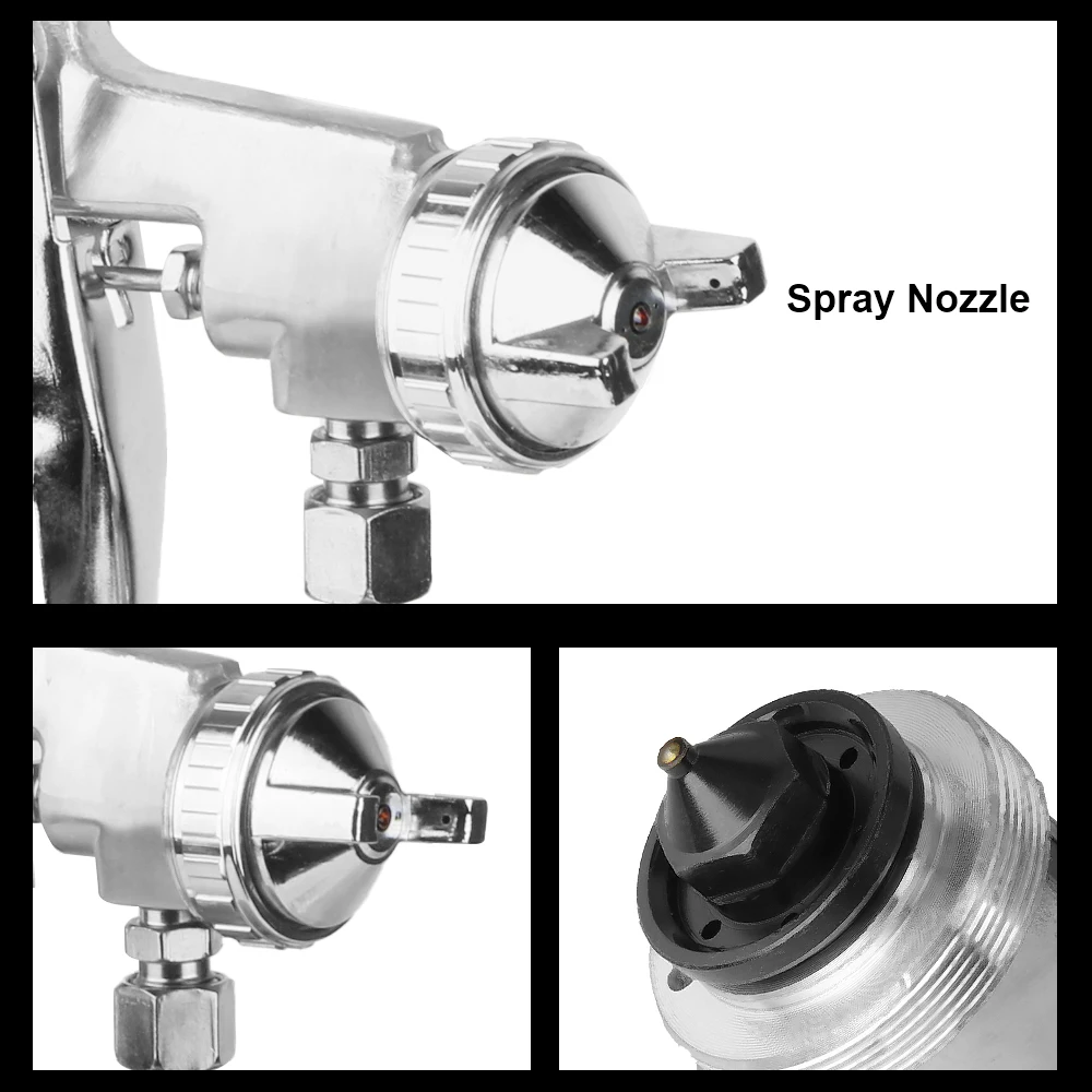 

PQ-2 Handle Spray Tool Anti-Rust Paint Sprayer Pneumatic Sprayer HVLP Spray Paint Machine With 2 MM Nozzle Silver