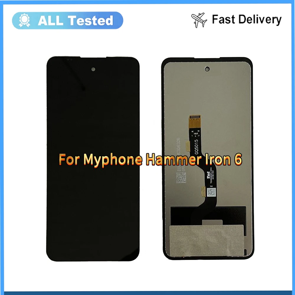Original Tested For Myphone Hammer Iron 6 LCD Screen Touch Screen Digitizer Assembly Replacement LCD Myphone Hammer Iron V LCD