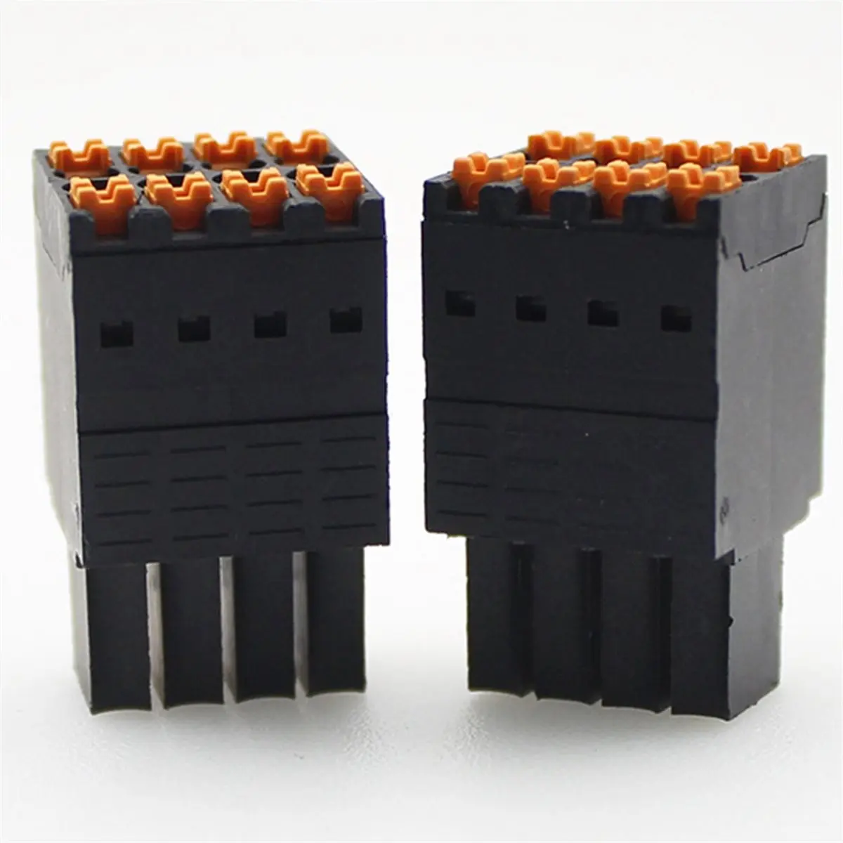 L73A NEW 12pcs B2CF GRID INSTRUMENTATION 8PIN 15EDGKNHB 3.5MM FEMALE DEGSON DOUBLE LAYER CONNECTOR PLUG-in TERMINAL BLOCK