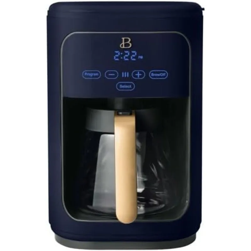 14-Cup Programmable Drip Coffee Maker with Touch-Activated Display, Starry Night, Blue (Starry Night Blue)